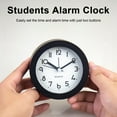 thumbnail image 2 of NUZYZ Alarm Clock, Night Light Non-Ticking Silent,Battery Operated  Desktop Digital Quartz Clock,Children Students Birthday Gift, 2 of 8