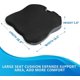 thumbnail image 3 of Car Seat Cushion - Car Seat Cushions for Driving with Larger Size to Add More Comfort, 3 of 4