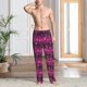 thumbnail image 2 of Fotbe Snowflakes And Christmas Pantalones de Pijama para Hombre, Pantalones de Dormir, Pantalones de Casa con Cintura Ajustable y Bolsillos-3X-Large, 2 of 6