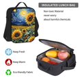 thumbnail image 5 of Pofeuu Starry Sky Sunflower Print Backpack Travel Backpacks With Lunch Bag Pencil Bag Set 3 pcs Set Cartoon Backpack, 5 of 7