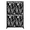 Black | A, variant on Tcbosik 72"H x 45"W Metal Privacy Screen, Freestanding Decorative Privacy Fence, Room Divider & Privacy Panel for Deck, Porch, Garden, Backyard, Black