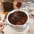 thumbnail image 4 of maskred Pot à Fondre le Chocolat en Acier Inoxydable Poignée de Bougie Cire Pot Rouge, 4 of 6