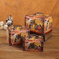 thumbnail image 3 of Nueva caja de almacenamiento de Halloween, caja de regalo divertida de Halloween con asa, caja de madera del tesoro con forma de calavera y calabaza, 3 of 5
