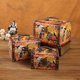 thumbnail image 3 of Nueva caja de almacenamiento de Halloween, caja de regalo divertida de Halloween con asa, caja de madera del tesoro con forma de calavera y calabaza, 3 of 5