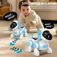 thumbnail image 2 of Smart Interactive Robotic Dog,Simulated Walking, Light, Sound, Music, Children's Educational Crawling, Singing And Interactive f, 2 of 9