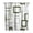 White-6, variant on Navy White Shower Curtain Set with Hooks Grey and White Shower Curtains for Bathroom Fabric Grey Shower Curtain Geometric Bath Curtains Decorative Gray Shower Curtain Water Repellent, 72x84