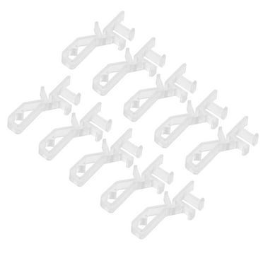 20pcs Hidden Clear Valance Clips Replacement Window Blinds Retainer Holder Clips