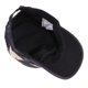thumbnail image 5 of Sombrero de copa plana de algodón lavado para hombre, protector solar para exteriores, estilo militar, con visera Negro, 5 of 9