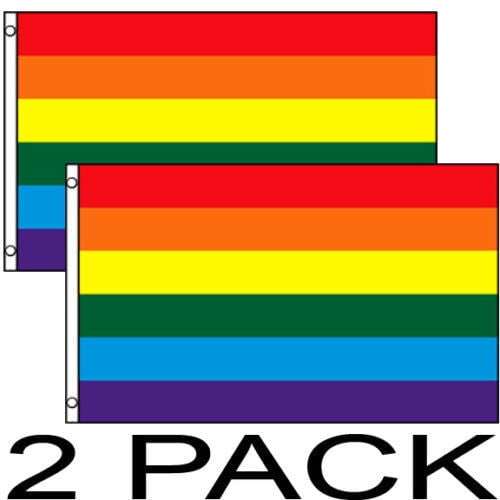 3x5 Gay Lesbian Transgender Human Rights Flag 3'x5' House Banner Brass Grommets 