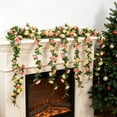 thumbnail image 5 of TETOU 6pcs Flower Garlands Artificial Rose Vine Flowers with Leaves 66ft Hanging Roses Vine for Room Wedding Birthday Christmas Wall Decor(Yellow), 5 of 7