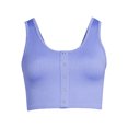 thumbnail image 3 of No Boundaries Juniors' Seamless Henley Bra, 3 of 5
