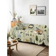 thumbnail image 3 of Cartoon Tractor Couch Cover for Dogs, Cute Green Digger Shovel Truck Rustic Washable Sofa Covers Slipcover for Pets Dogs Futon Cover, Couch Recliner Covers, Oversized Chair Slipcover 71"x91", 3 of 9
