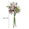thumbnail image 2 of Paquete de flores artificiales Simulación Decoración floral Oficina en casa Mesa Centro de mesa Ornamento de flores falsas, Rosa claro Monstrate HA7163-02B, 2 of 6