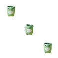 thumbnail image 4 of Yuarrent Cubo de basura de basura de PP, reemplazo de patrón de Animal de Color sólido, cubo de basura verde Type1 NO1, 4 of 6