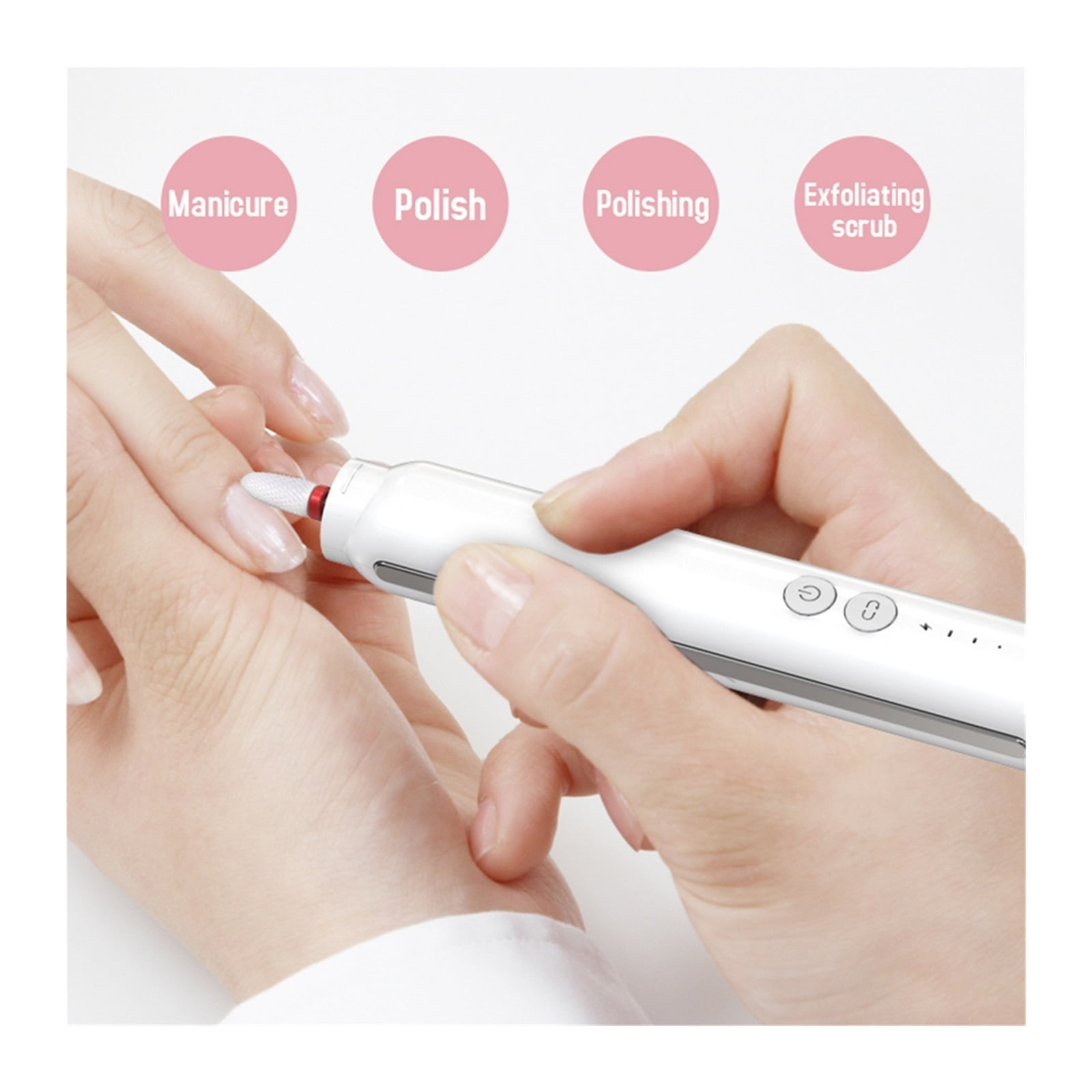 Portable Nail Drill Machine, Professional Electric Nail Drill Sander, Manicure Milling Cutter Set, Gel Polish Remover Manicure Sets ,Lightweight and Portable