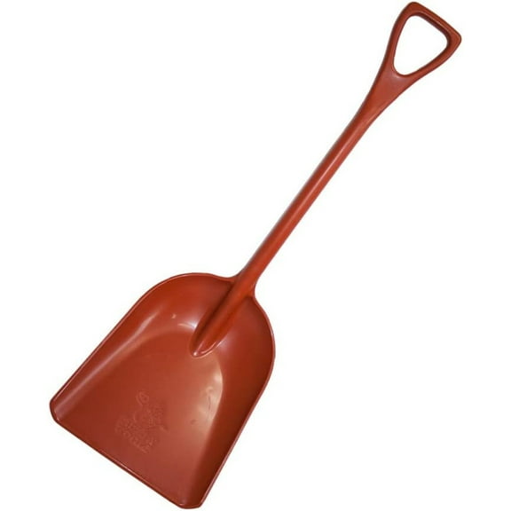 Bully Tools One Piece Poly Scoop/Shovel with D-Grip, Terra, 42"