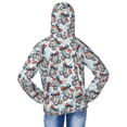 thumbnail image 4 of Cauagu Disco Ball Cherry With Bow Print Sun Protection Jacket for Teen,Full-Zipper Long Sleeve Sun Shirts with Pockets UV Hoodie Shirts Outdoor Athletic Jacket-Medium, 4 of 7