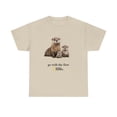 thumbnail image 2 of National Geographic Cream Otter T-Shirt, Cute Otter Shirt for Animal Lovers, National Geographic Style Graphic Tee, 2 of 6