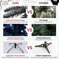 thumbnail image 6 of Spaco Artificial 7.5FT LED-lit Christmas Tree with 2156PE/PVC Mixed Branch Tips, Christmas Tree with Hinged Premium & Foldable Base for Indoor Holiday Decoration, Black, 6 of 11