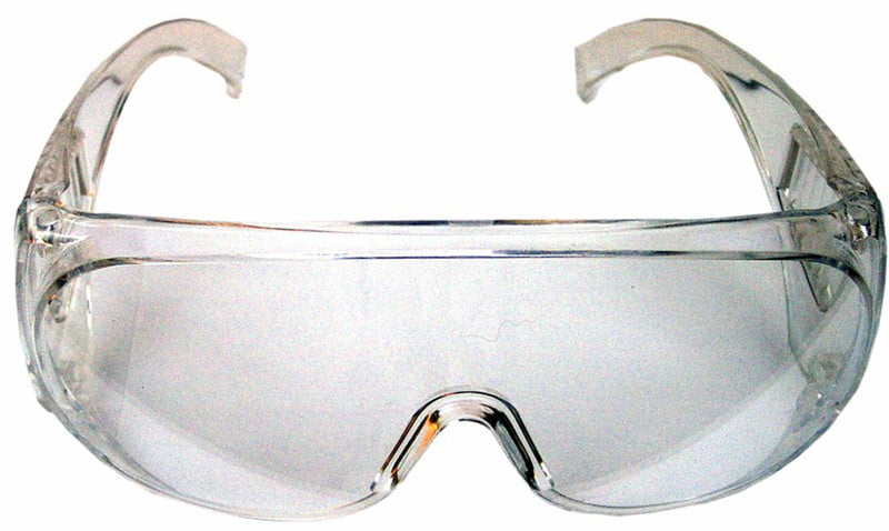10-PACK Safety Glasses Splash Resistant Lens Lightweight Over-Glasses 