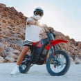 thumbnail image 6 of Yozma IN10 2600W Electric Dirt Bike for Teens Adults, 40 MPH, 48V 23.4Ah, 53-Mile Range, Red, 6 of 10