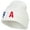 White, variant on France FRA Flag Embroidered Long Beanie - Royal OSFM