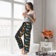 thumbnail image 5 of Fotbe Plaid Dachshund Pantalones de Pijama para Mujer, Pantalones de Dormir, Pantalones Pj con Cordón y Bolsillos-XX-Large, 5 of 6