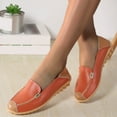 thumbnail image 4 of Vedolay Summer Casual Shoes Shoes for Women Slip-on Non-Slip Soft Walk Loafers,Orange 7, 4 of 5