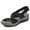 Black, variant on OAVQHLG3B Women's Sandals on Ladies Air Cushion Adjustable Arch Support Mid-Heel Casual Sandals And Slippers