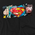 thumbnail image 3 of Superman Super Reveal Kids T Shirt for Youth Boys and Girls, Black, X-Large, 3 of 4