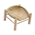 thumbnail image 4 of Cesta tejida de bambú para guardar verduras, ideal para armarios, cocinas y hogares. 16cm, 4 of 9