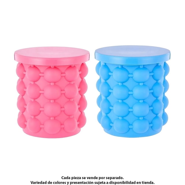 Cubeta Summer de Plástico con Tapa para Hacer y contener Hielos