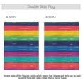 thumbnail image 3 of Ryvnso Rainbow Stripes Pattern Garden Flag 12x18 Inch Double Sided Seasonal Yard Decoration, 3 of 6