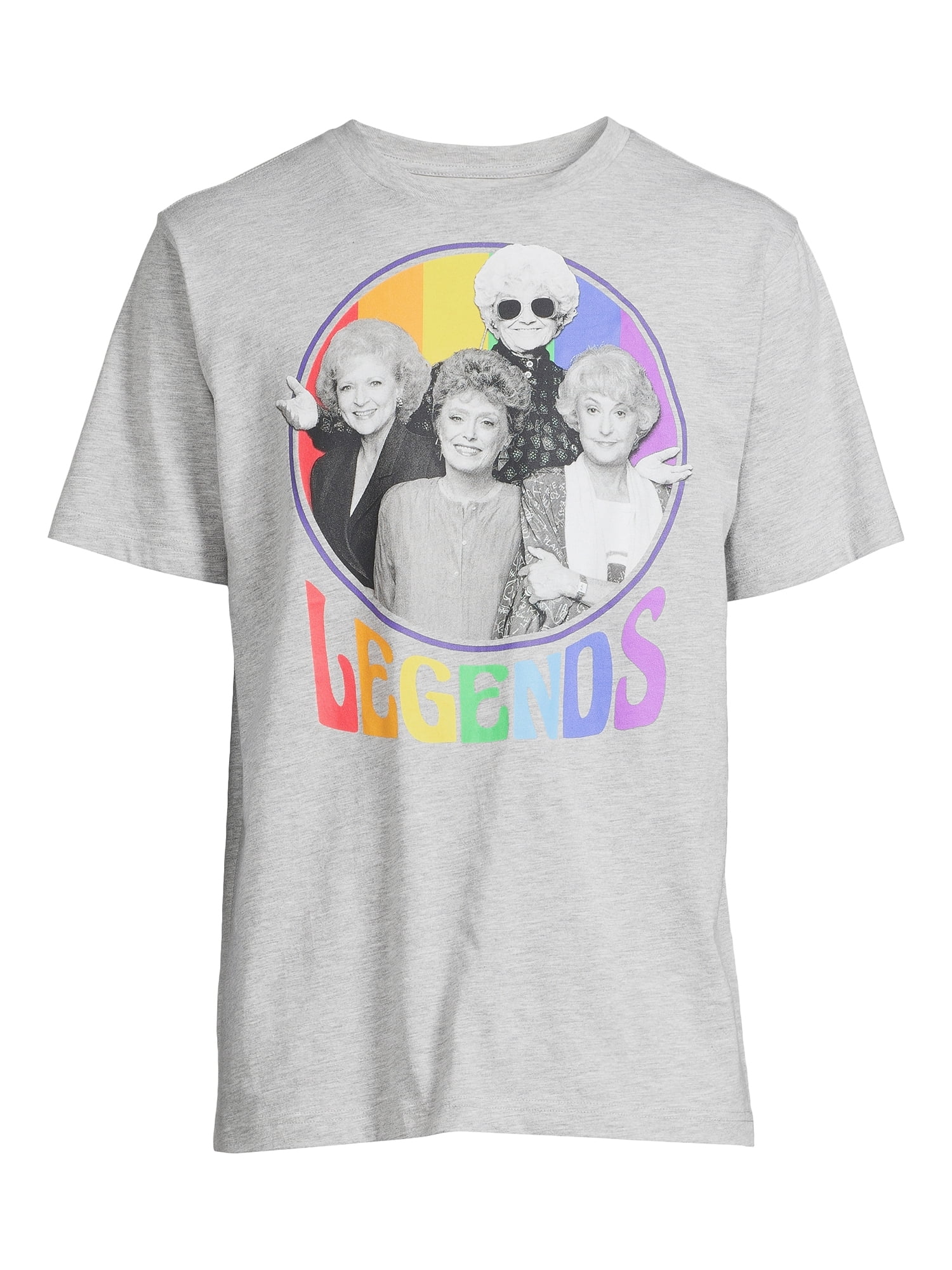 Golden Girls Men's Pride Graphic Tee with Short Sleeves, Sizes S-3XL