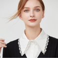 thumbnail image 3 of CAILDANL Lady Half Shirt Blouse Collar Detachable Fake Collar Collar False Collar for Women Girls, 3 of 6