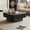 Black, variant on Storage Coffee Table, Modern Square Coffee Table with Flip Top Lid, Solid Wood Veneer Accent Table with Hidden Storage Compartment for Living Room,Black
