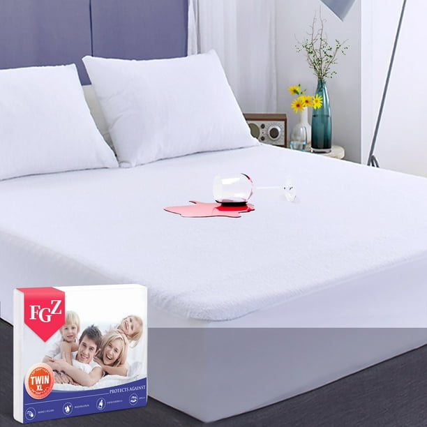 Mattress Protector, Waterproof Breathable Noiseless Full Size Mattress