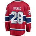 thumbnail image 3 of Men's Fanatics Christian Dvorak Red Montreal Canadiens Home Breakaway Player Jersey, 3 of 3