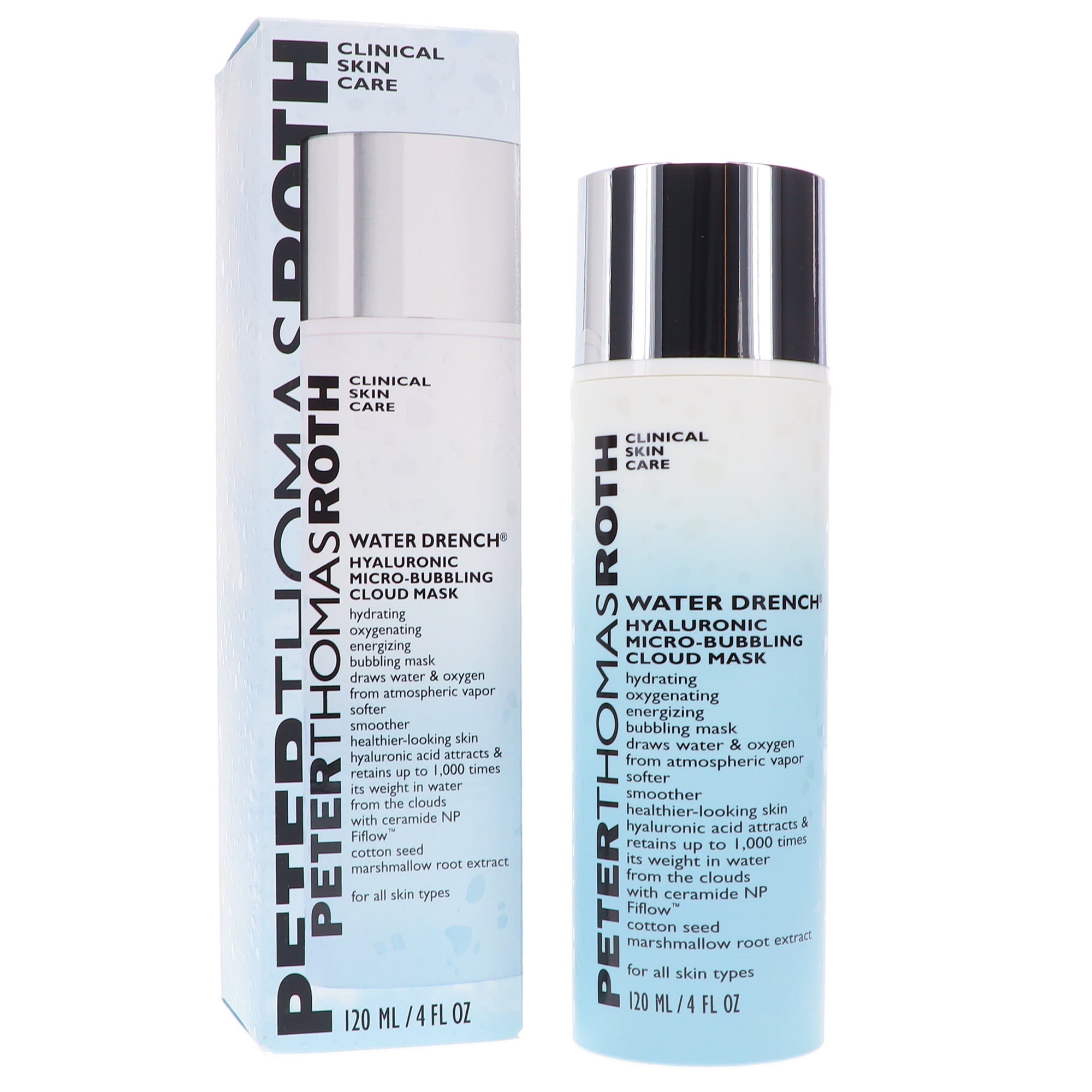 Peter Thomas Roth Water Drench Hyaluronic Micro-Bubbling Cream Facial Mask, 4 fl oz