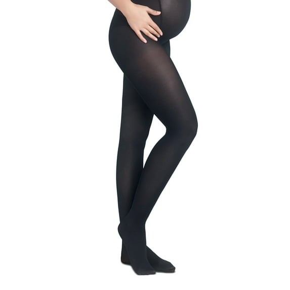 Women's Maternity Pantyhose 40 Denier Opaque Tights (S/M)