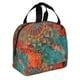 thumbnail image 2 of Easygdp Mandala Colorful Bolsa Térmica Premium - Tela Oxford Impermeable, Gran Capacidad, Bolsillo Frontal, Unisex para Trabajo, Escuela, Actividades al Aire Libre y Picnics, 2 of 8