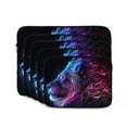 thumbnail image 2 of LNWH Neon Abstract Lion Pattern Laptop Sleeve, Notebook Computer Pocket Tablet Briefcase Carrying Bag, 12 inch Laptop Case, 2 of 8