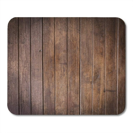 KDAGR Dark Timber Wood Brown Wall Plank Vintage Deck Rustic Panel Black Mousepad Mouse Pad Mouse Mat 9x10