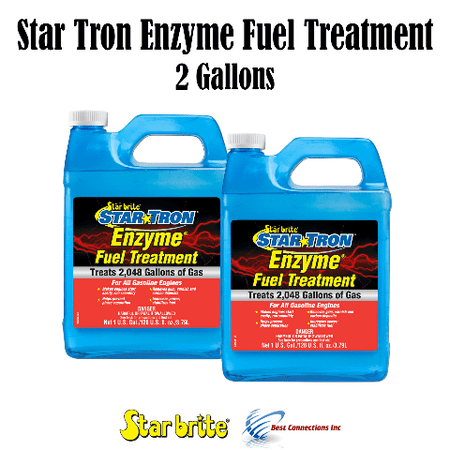 Star Brite Star Tron Enzyme Fuel Treatment Gas 2 Gallons Treats 4096
