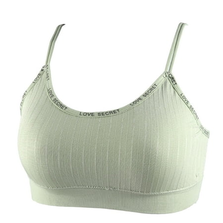 

Akiihool Everyday Bras Wireless Bra Seamless Bra for Women Ultra Comfort Bra V Neck Adjustable Invisible Bralette (Green One Size)