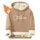 thumbnail image 1 of Sudadera con capucha para hombre, informal, a la moda, con estampado, de manga larga, con bolsillo, de poliéster, 1 of 4