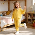 thumbnail image 5 of Girls Boys Zipper Sweatshirt And Sweatpants Set Pajamas & Dailywear Set Cardigan Sweatshirt Set Back-To-School Pajamas & Dailywear Set 1T 2T 3T 4T 5T 6T Set 9-12 Months, 5 of 9