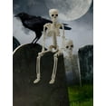thumbnail image 3 of 15 Inch Skeleton Halloween Decorations - Posable Skeleton With Movable Joints, Small Plastic Full Body Skeleton For Halloween, Graveyard, Haunted Hous, 3 of 5