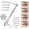 thumbnail image 3 of Metal Eye Cream Applicator Wand Stick, Massager Tool For Facial Massage, Reduce Puffiness-Style3;, 3 of 5