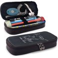thumbnail image 2 of Lil Peep Leather Pencil case Pencil case Stationery Bag Office Portable Storage Box Cosmetic Box Folder, 2 of 5